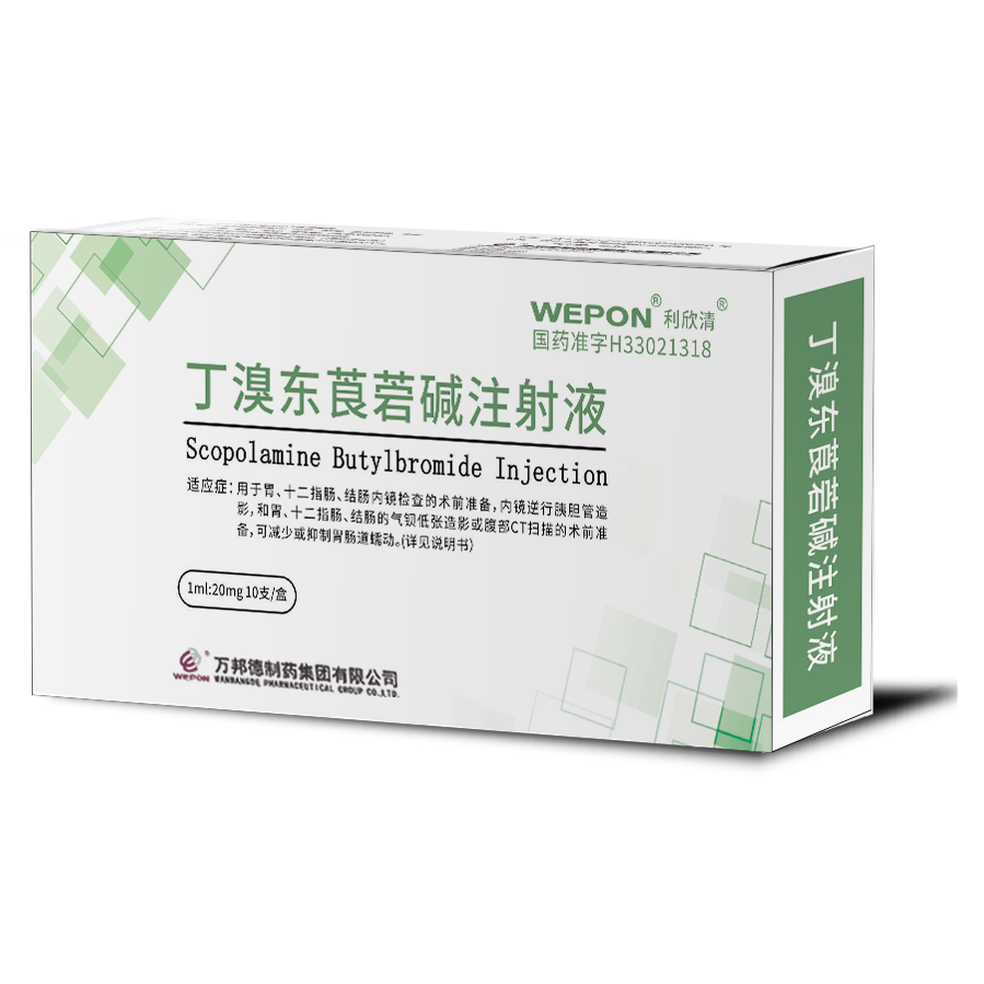 丁溴东莨菪碱注射液